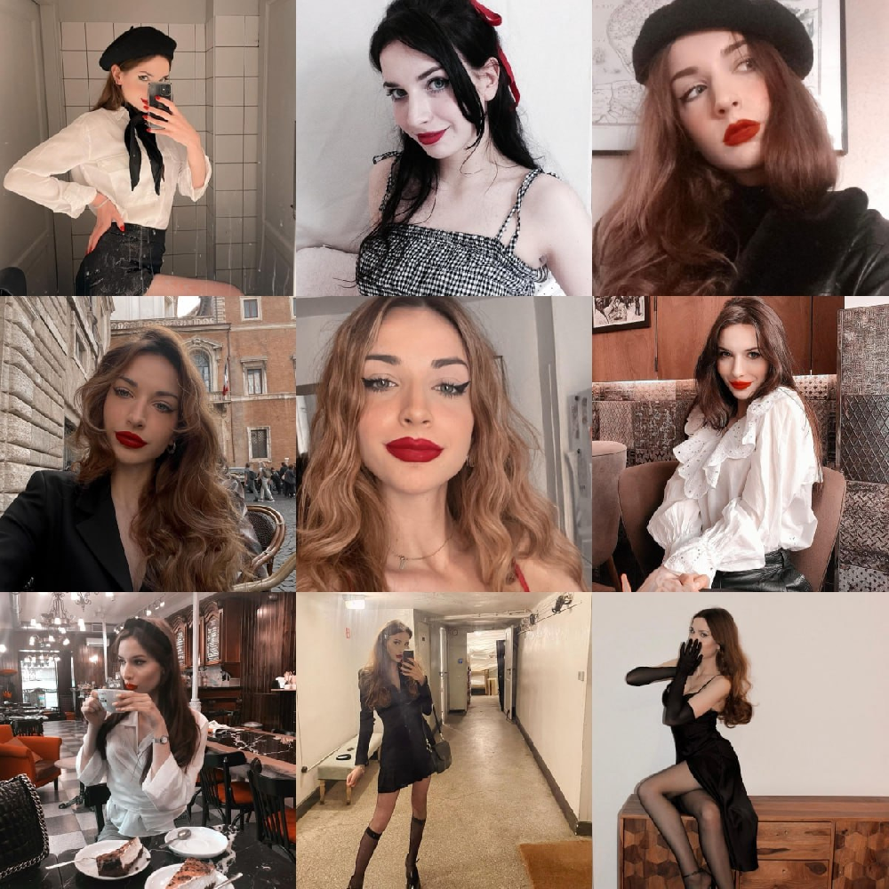 编号AC11 形象照🌟🌟🌟 #英国  赫本风 下午茶 名媛 红黑丝 旅游 生活日常 照片2109张  视频165个（带IG）