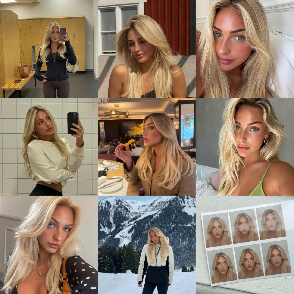 编号AC225 自拍🌟🌟🌟🌟 #丹麦  下午茶 生活场景丰富  旅游 风景 生活日常 《证件照》 照片326张  视频27个 （带IG）