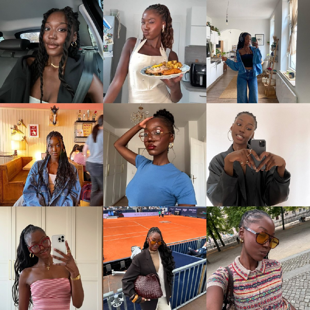 编号AC240 生活日常🌟🌟🌟🌟 #非洲 黑妹  居家 音乐节 网球 睡前面膜 睡衣  自拍多 生活场景丰富  旅游 风景 生活日常  照片1165张  视频204个