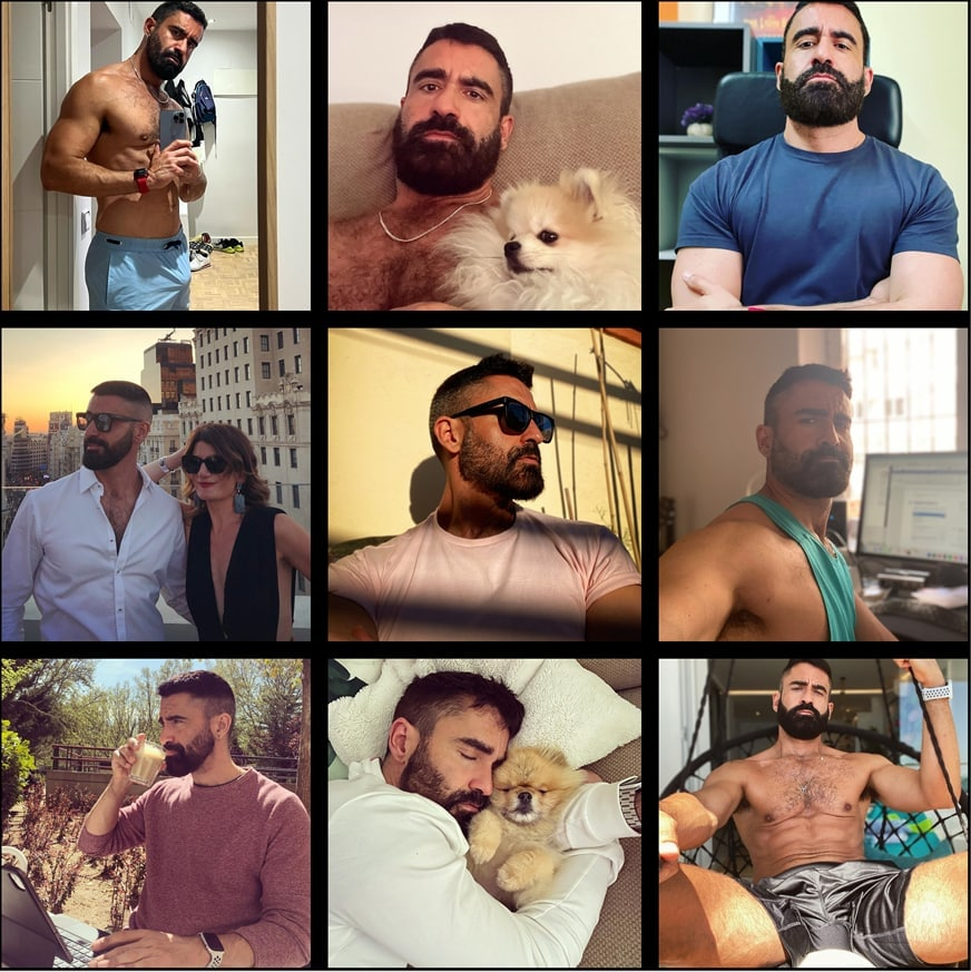 (编号La1163)  欧美男士 日常旅游自拍1163张照片视频27个