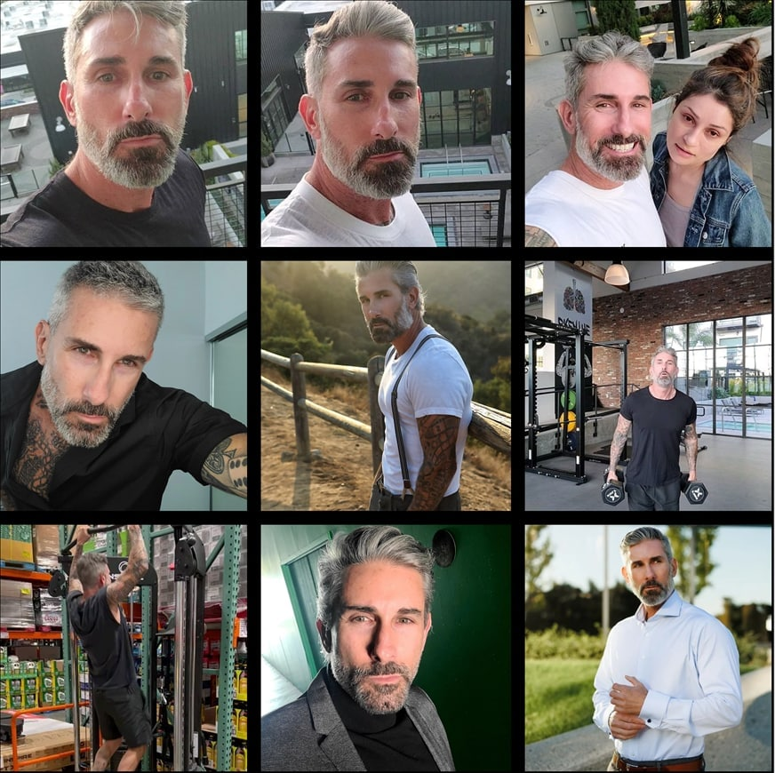 (编号Ln252)  欧美成熟男士 日常健身 旅游自拍252张照片视频94个