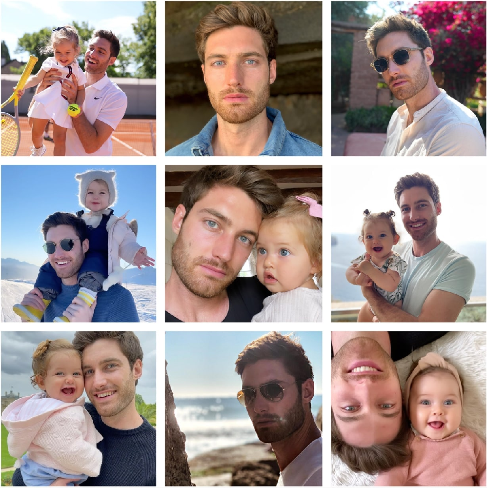 (编号S13)  欧美宝爸 日常 带娃 网球 旅游511张照片视频108个