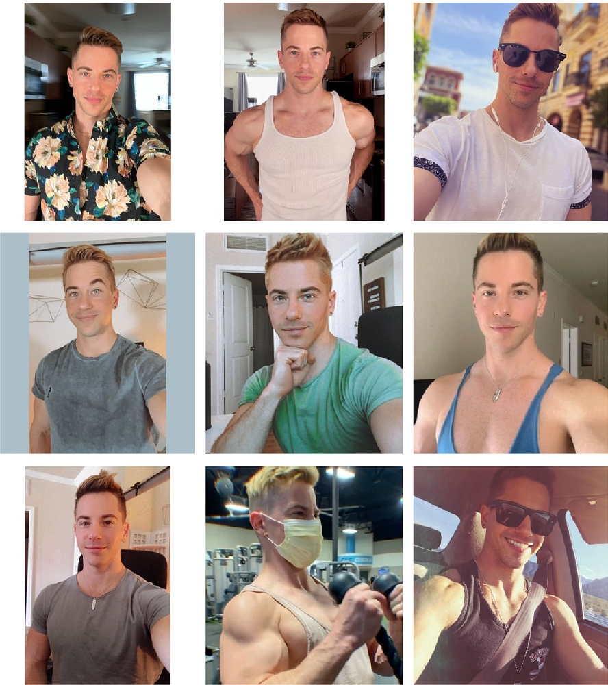 (编号K15)  欧美男士 生活 旅游 健身407张照片视频125个 视频自拍多《合适虚拟视频》