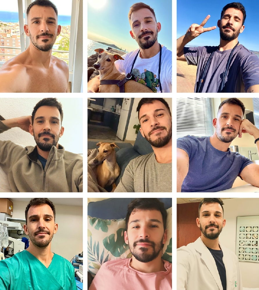 (编号si8)  欧美男士 职业牙科医生 自拍多 生活 旅游 养狗1144张照片视频25个