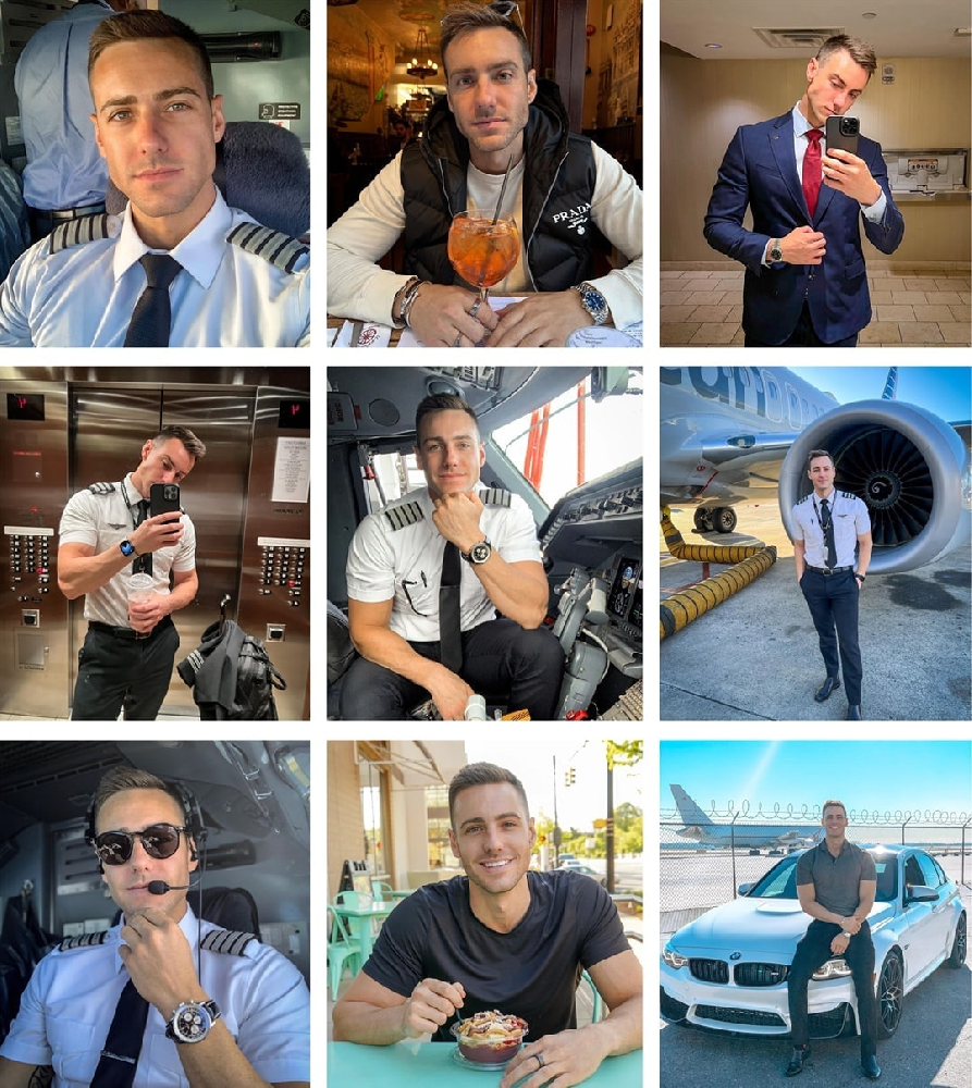 (编号sn6)  欧美帅气 飞航员 生活旅游1191张照片视频17个