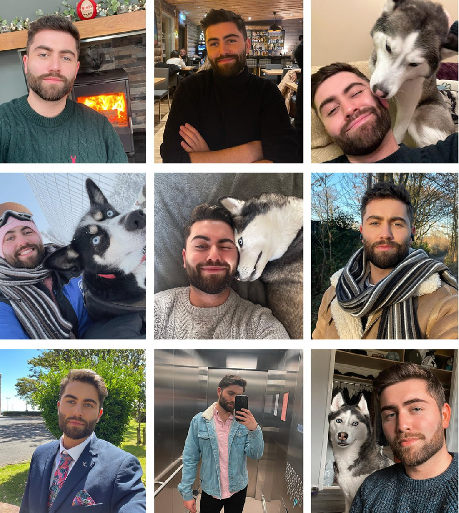 (编号sn33)  欧美男士 日常 生活 旅游 养狗1020张照片视频20个