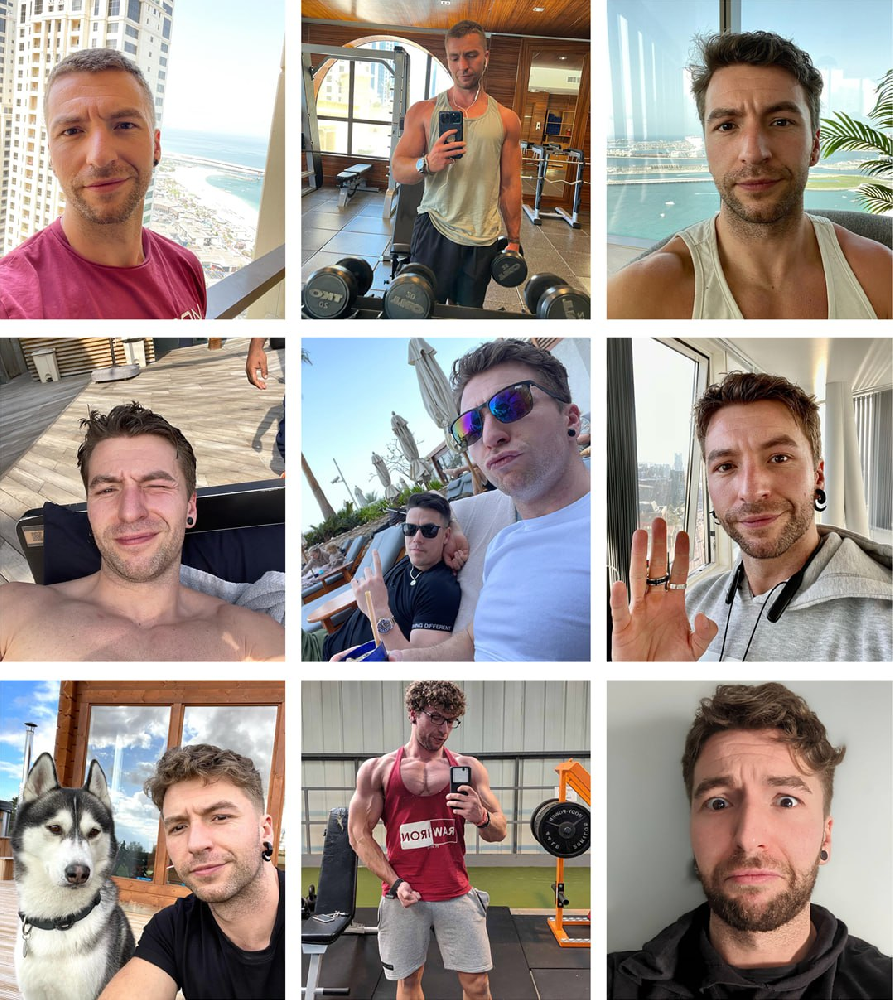 (编号sn65)  欧美男士 日常 生活 健身591张照片视频92个《合适虚拟视频》