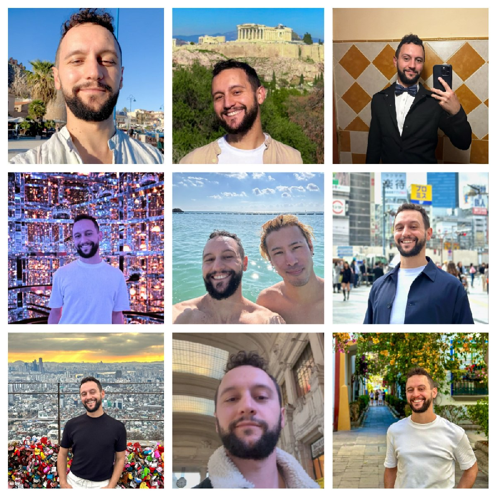 (编号ssn20)  欧美 男子 日常 聚会 旅游 风景 生活 自拍 1592张照片视频195个（带ig）