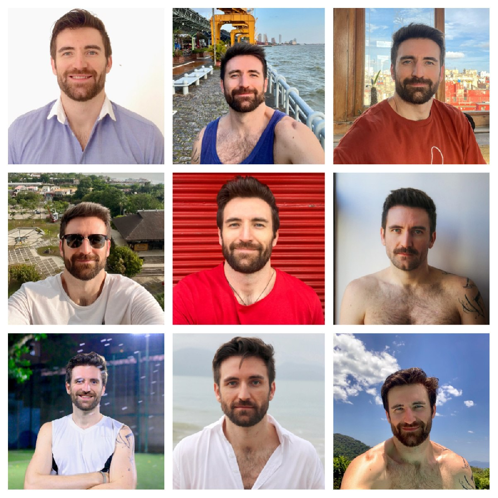 (编号ssn42)  欧美 男子 日常 生活 旅游 泳池 家人合照 自拍多 1189张照片视频114个（带ig)