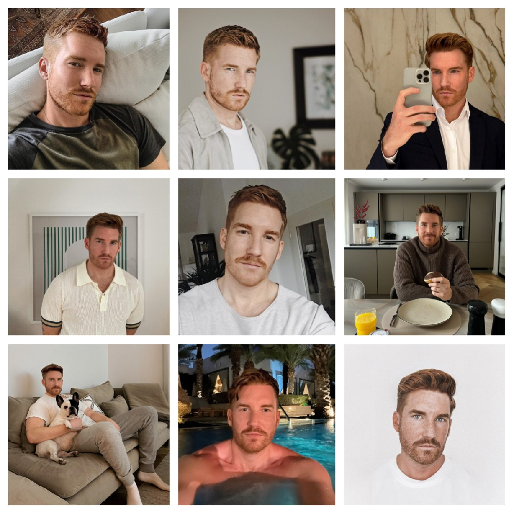 (编号ssn57)   #德国 男子 日常 生活 工作 旅游 正装 聚会 自拍多 居家自拍  素材丰富 1444张照片视频127个（带ig)