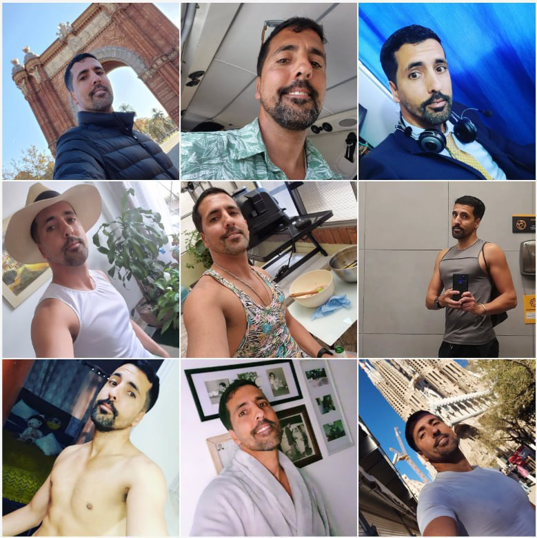 (编号ssn64)   #哥伦比亚  男子 日常 生活 海边 旅游 美食 风景 自拍 健身 曝光度低 2210张照片视频110个（带IG）