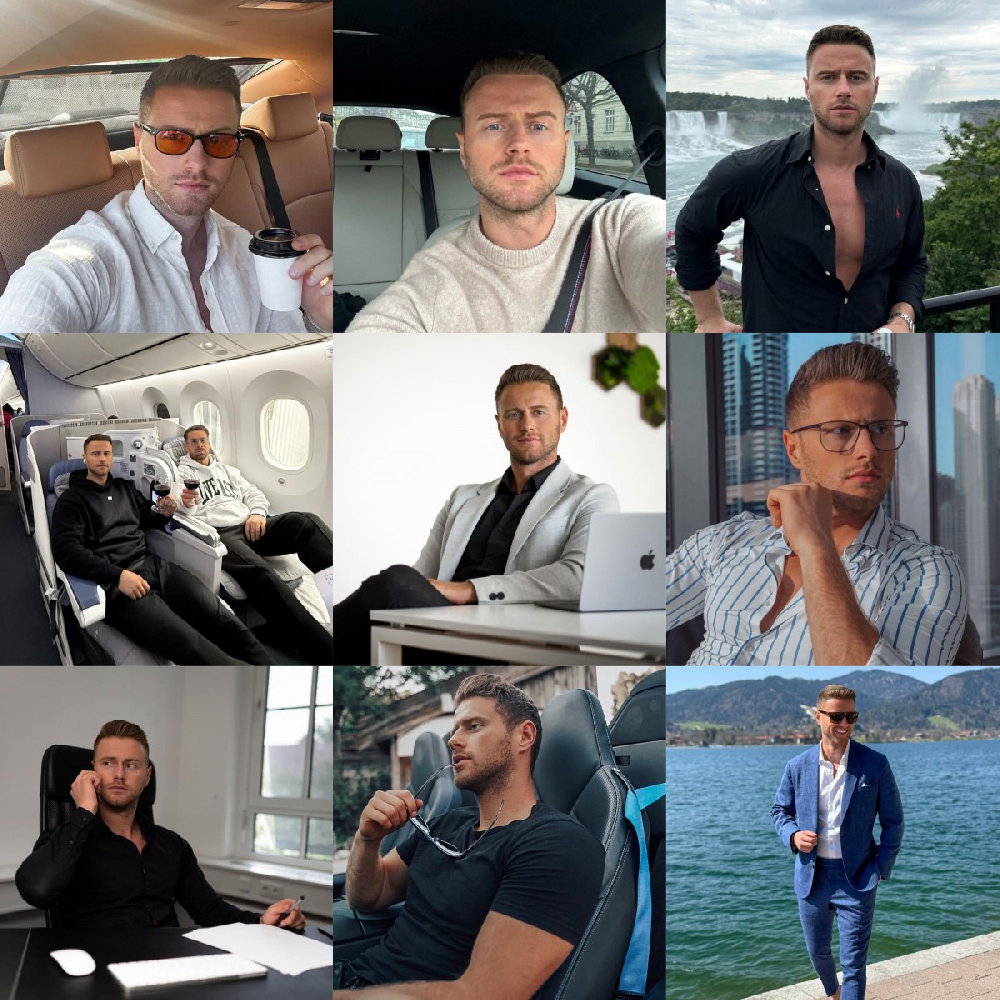 (编号ssn67)   #德国   合适30至45岁人设  正装 适用于包装商务人设  车内自拍 爱好 攀岩 秀身材 自拍照/车内自拍照/朋友合照/工作照/海边照/摆拍照 1531张照片视频112个（带IG）