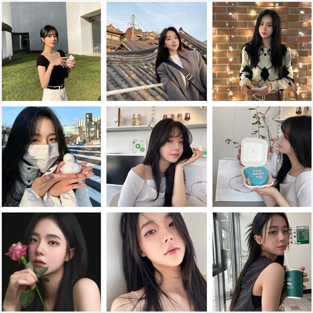 （编号qc12）  #韩国  甜美姐姐  下午茶日常  旅游  通勤上班   792张照片  32个视频
