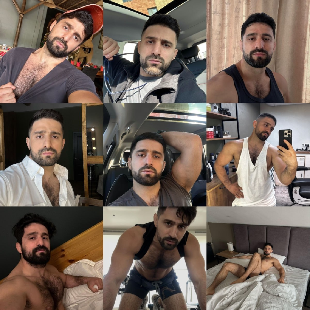 编号UK35 生活日常🌟🌟🌟🌟 #巴西 性感 胸毛 裸露上半身洗澡 肌肉 健身  旅游 风景  生活日常 照片542张 视屏147个 （带IG）