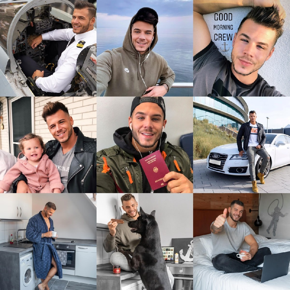 编号UK51 自拍🌟🌟🌟🌟 #德国 职业 船长 健身 宝爸 手持证件后期可PS  生活场景丰富 旅游 风景  生活日常 照片936张 视屏134个 （带IG）