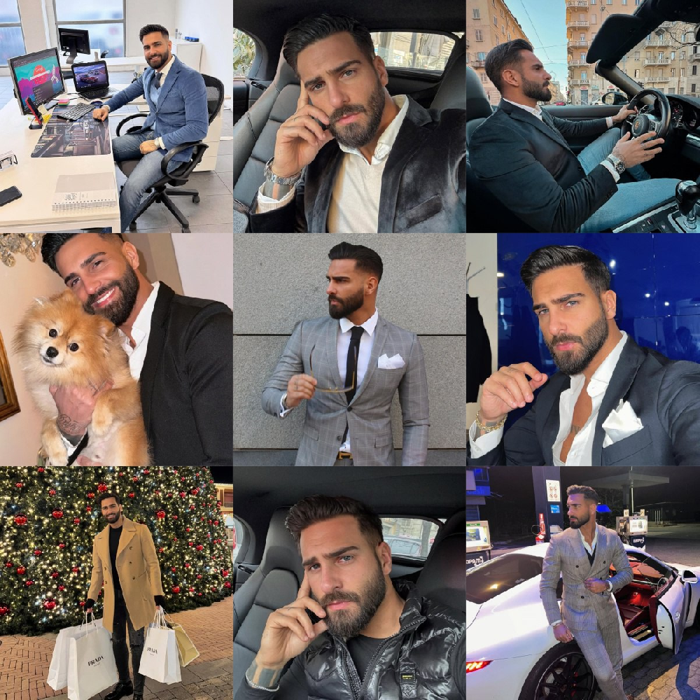 编号UK112 生活日常🌟🌟🌟🌟 #意大利 豪车 正装 商务 自拍多 生活场景丰富   聚会 旅游 风景 生活日常  照片1718张 视屏80个（带IG）