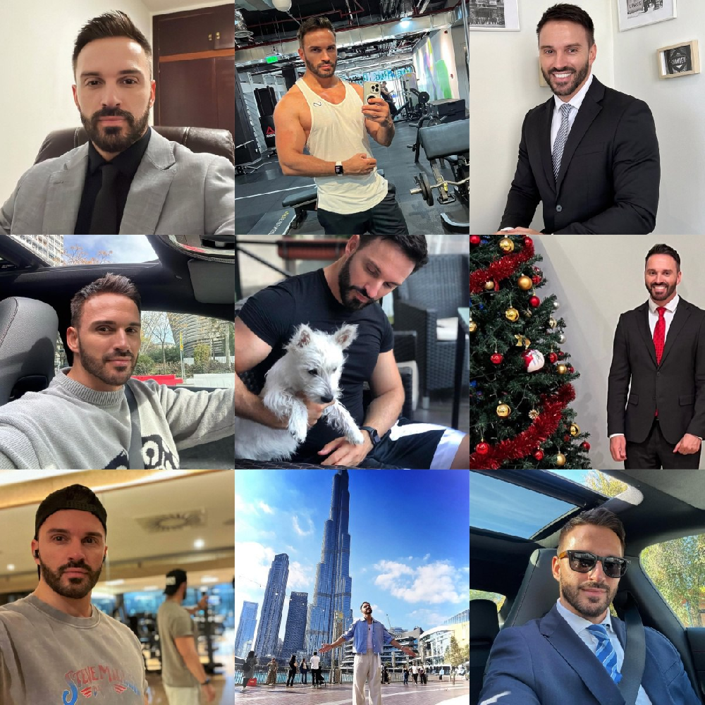 编号UK115 生活日常🌟🌟🌟🌟 #西班牙 正装 商务  自拍多 生活场景丰富   聚会 旅游 风景 生活日常  照片1242张 视屏20个（带IG）