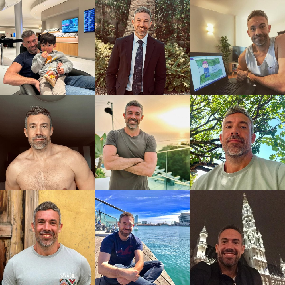 编号UK118 生活日常🌟🌟🌟🌟 #西班牙 宝爸 正装  家人合照 自拍多 生活场景丰富   聚会 旅游 风景 生活日常  照片552张 视屏暂无（带IG）