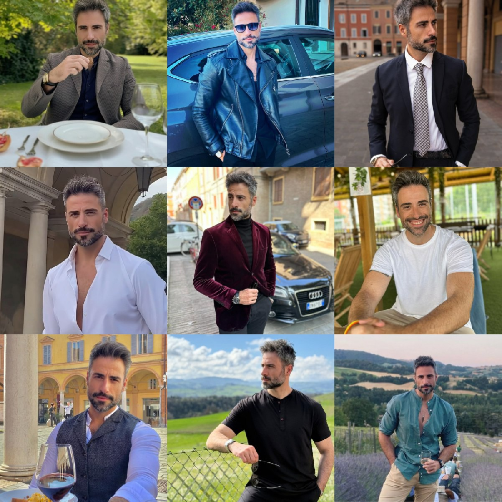 编号UK147 生活日常🌟🌟🌟🌟 #意大利  商务 正装  大叔 自拍多 生活场景丰富   聚会 旅游 风景 生活日常  照片1079张  视屏299个 （带IG)