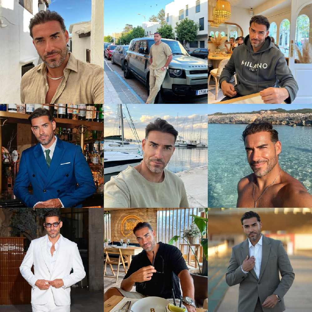 编号UK149 生活日常🌟🌟🌟🌟 #西班牙 正装 气质 商务  大叔 自拍多 生活场景丰富   聚会 旅游 风景 生活日常  照片303张  视屏21个 （带IG)