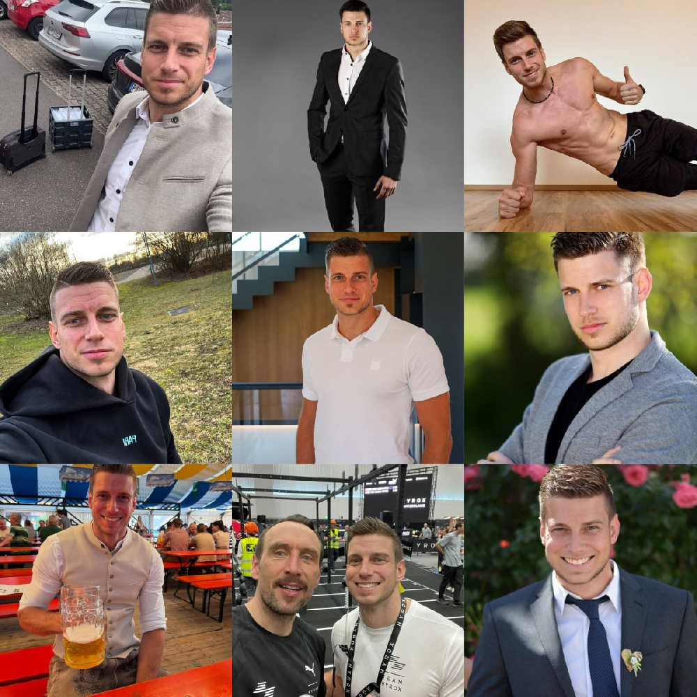 编号UK155 生活日常🌟🌟🌟🌟 #德国 职业 健身教练 正装 自拍多 生活场景丰富   聚会 旅游 风景 生活日常  照片866张  视屏42个 （带IG)