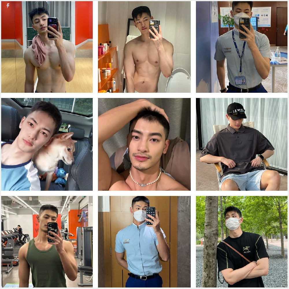 （编号sg07）  #国内  帅气男空少 日常  旅游   健身  自拍多263张照片 1个视频 （视频少）《带博主ig 后期可更新》