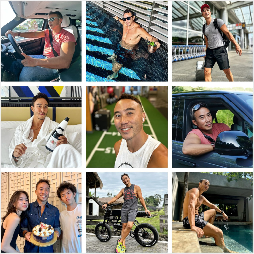 （编号sg34）  #新加坡    中年大叔    演员   工作生活日常   运动健身    潜水   滑雪   骑行    旅游   自拍多   1132张照片    235个视频 带博主ig    后期看更新