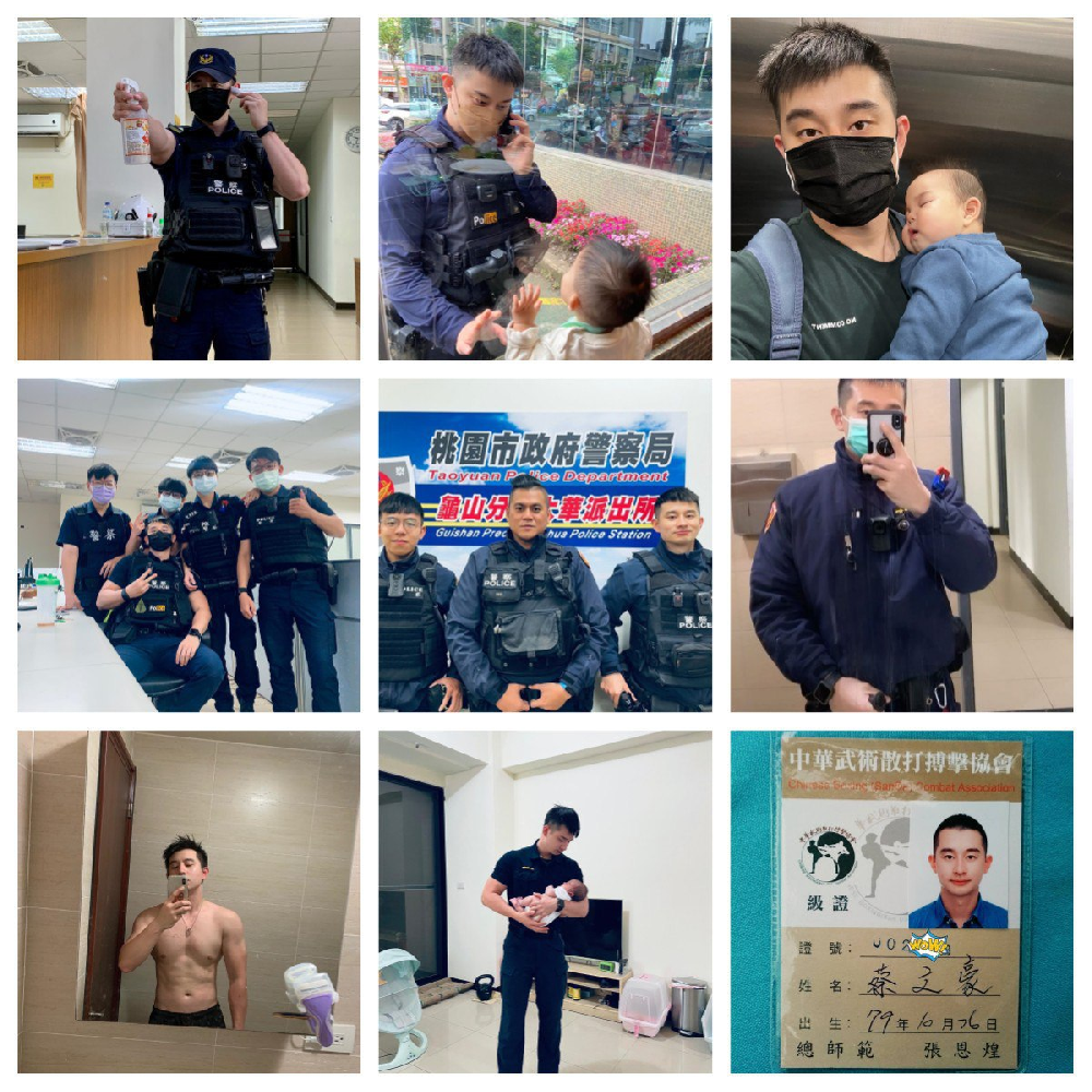 (编号pc21） #军人  #台湾 前空降特戰部隊 中士退役 健身 带娃 日常 生活照450照片视频89个