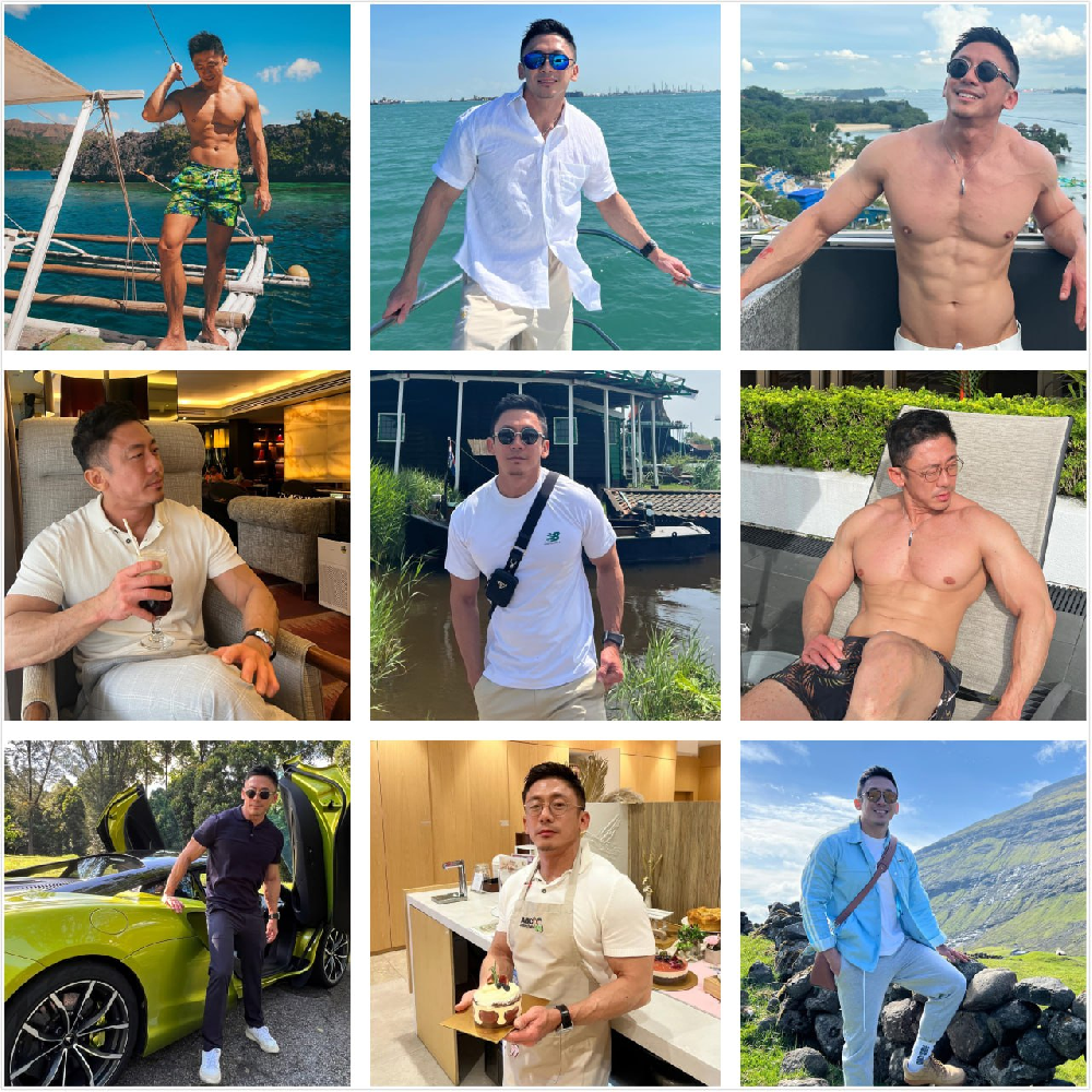 sg45 #新加坡   轻熟腹肌男帅哥    生活日常    旅游风景照多   单人照多 791张照片   17个视频 带博主ig   后期可更新