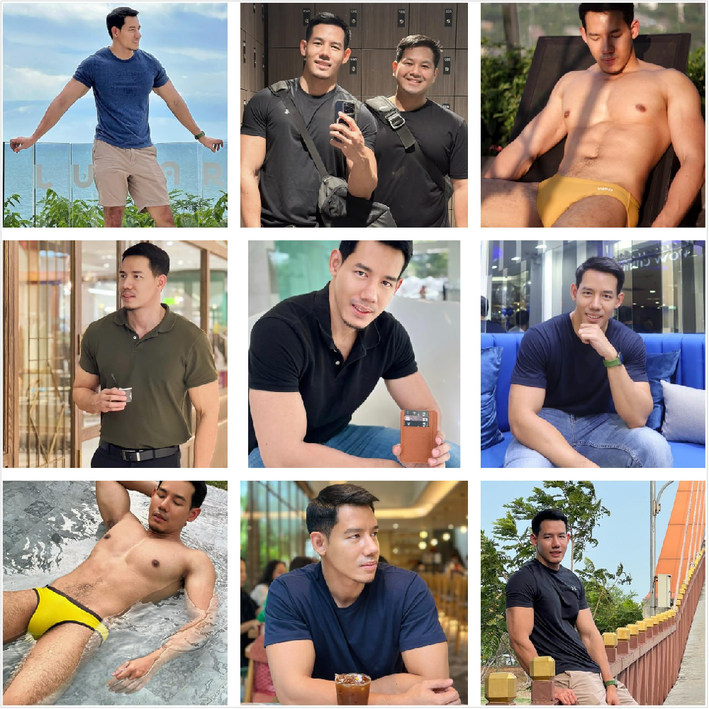 sg48 #泰国    健身肌肉猛男    腹肌   运动健身   生活日常   旅游   自拍多 1309张照片     135个视频 带博主ig    后期可更新