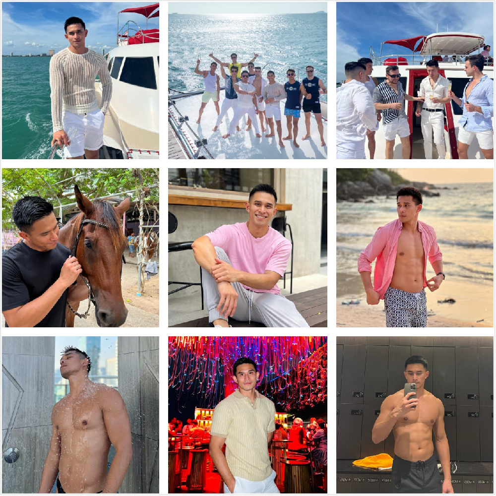 sg49 #泰国    年轻富二代帅哥    生活日常   游艇   聚会   旅游   运动健身   自拍多 1221张照片   63个视频 带博主IG
