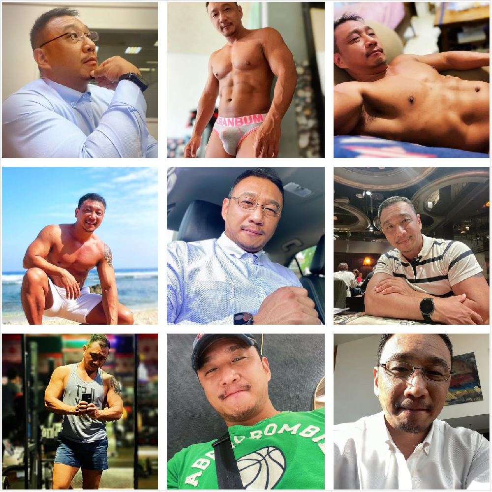 sg62 #台湾    中年闷骚大叔   生活日常   半裸照   健身   职业装   自拍 325张照片   5个视频 带博主ig   后期可更新