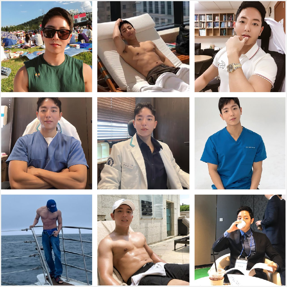 sg92 #韩国     年轻男医生    生活日常   工作    健身锻炼    旅游 436张照片    30个视频 带博主ig    后期可更新