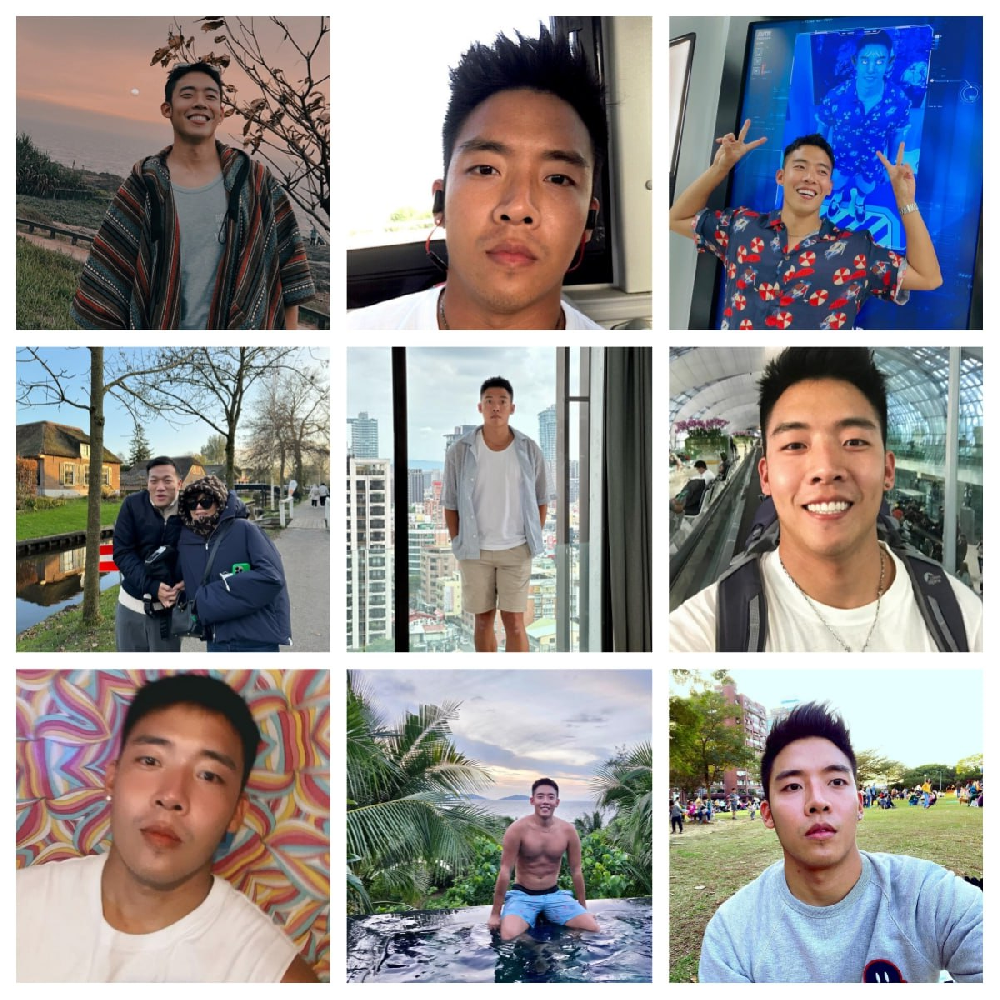 (编号pk18)  #台湾 日常 生活 旅游 健身 聚会  1950张照片147个视频 带博主ig  后期可更新