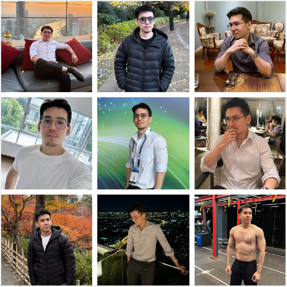 sg101 #泰国    中年男大叔 生活日常 工作 运动健身   有腹肌   旅游    有冬装190张照片 34个视频 带博主ig 后期可更新