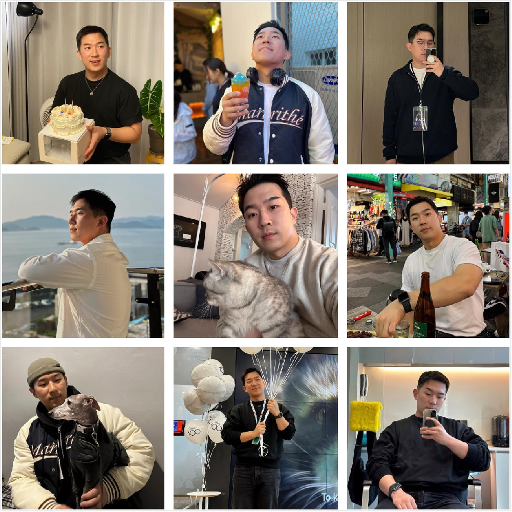 sg104 #证件 #韩国    轻熟男帅哥    生活日常   生日  养宠物   旅游   自拍   有冬装 777张照片    67个视频 带博主ig    后期可更新