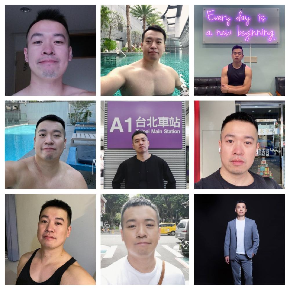 （编号pk31）  #台湾 宝爸 日常 生活 旅游 自拍多 聚会 正式装 一家照 900张照片81视频 带博主ig  后期可更新