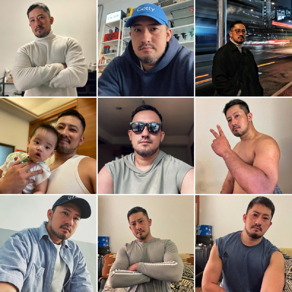 （编号pk48）  #台湾 男子 日常 生活 自拍 带娃 1224张照片14视频 带博主ig  后期可更新