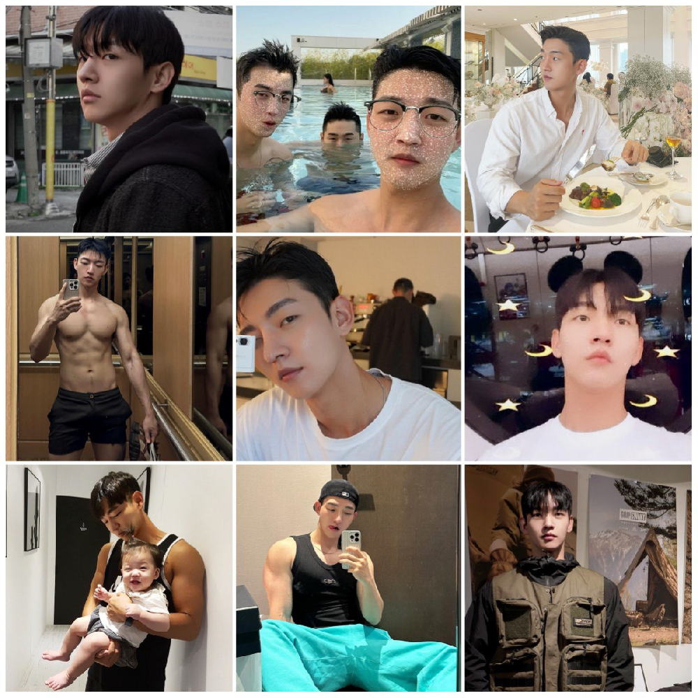 （编号pk60）  #韩国 男子 日常 生活 健身 自拍 美食 1137张照片137视频 带博主ig  后期可更新