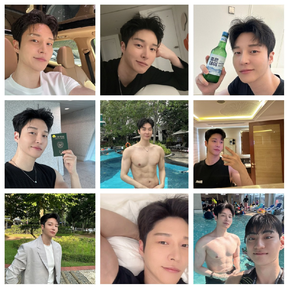 （编号pk72）  #韩国 男子 日常 生活 自拍 旅游  294照片70视频 带博主ig  后期可更新