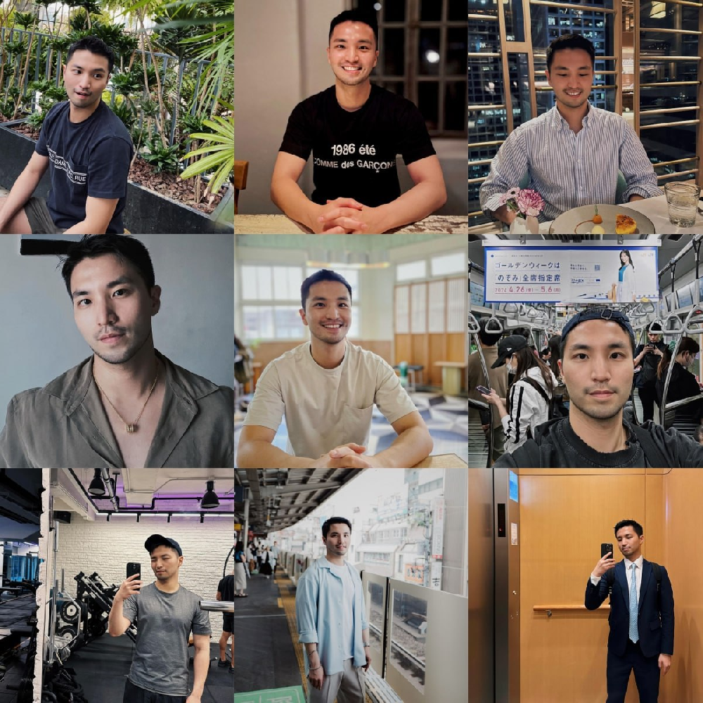 编号ZS27   #台湾 在 #日本 工作 职业 白领 大叔  旅游 自拍 健身 生活日常 照片2180张  视频476个 （带IG）