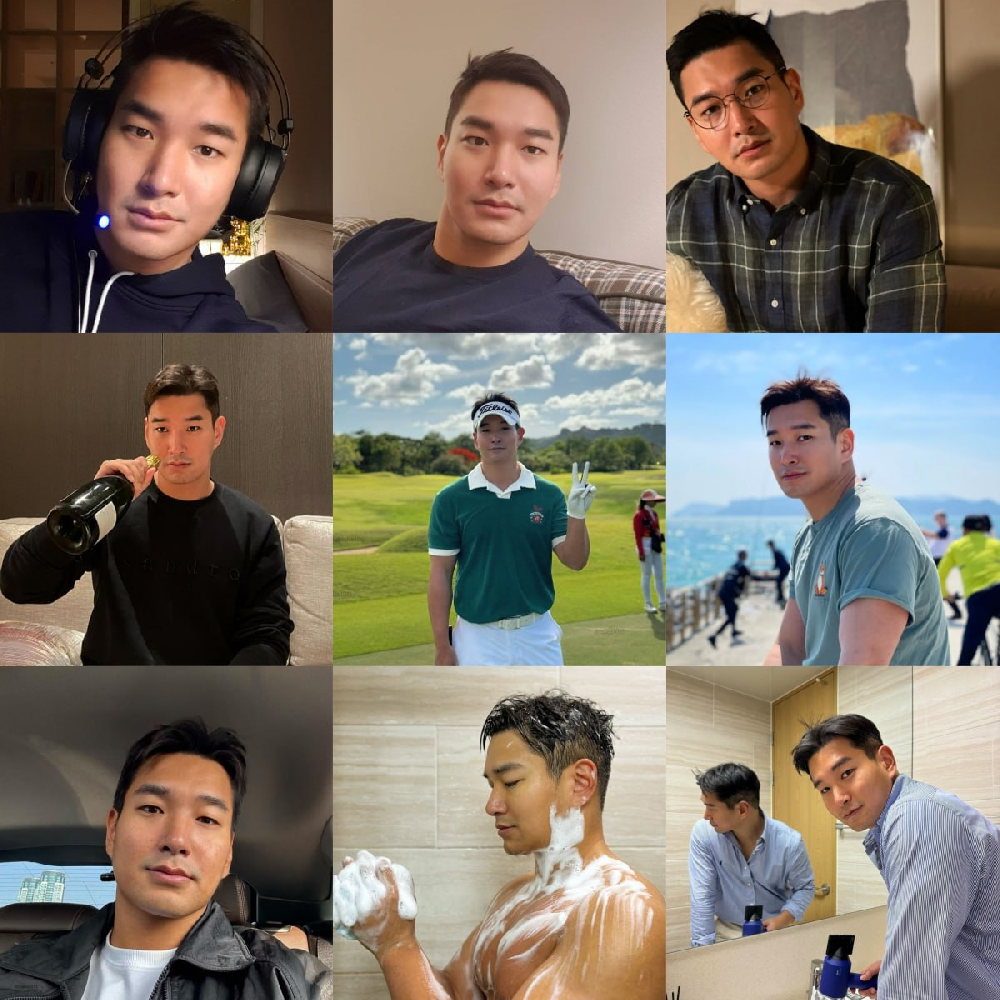 编号ZS28   #韩国 大叔 高尔夫  旅游 自拍 健身 生活日常 照片2136张  视频126个 （带IG）