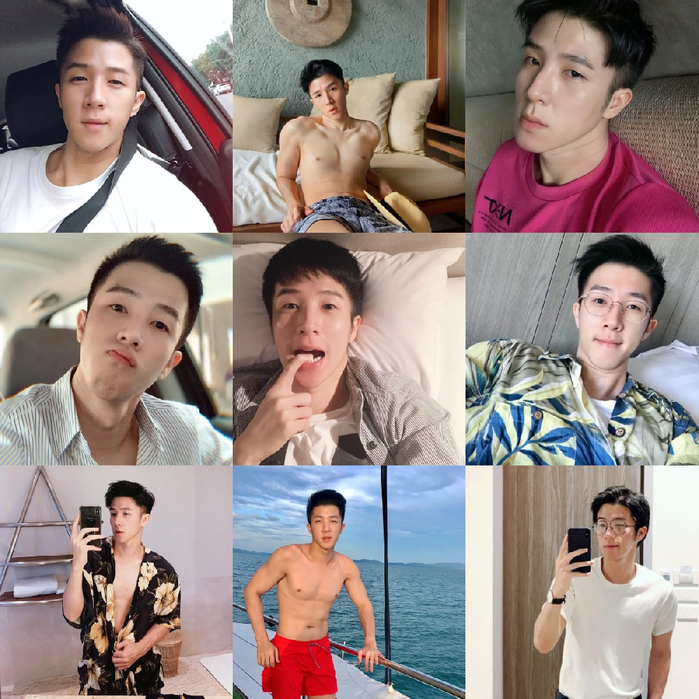 编号ZS59   #泰国 自拍 阳光 帅哥 冲浪 浴缸 腹肌 旅游 风景 生活日常 照片1192张 视屏160个 （带IG）