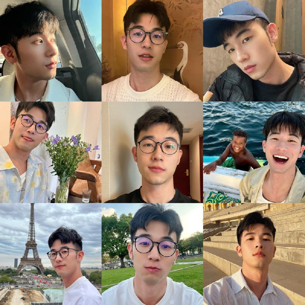 编号ZS65  #国内 阳光 年轻 帅哥 经常性迪拜 法国等国外旅行 风景 生活日常  照片2025张 视屏79个 （带IG）