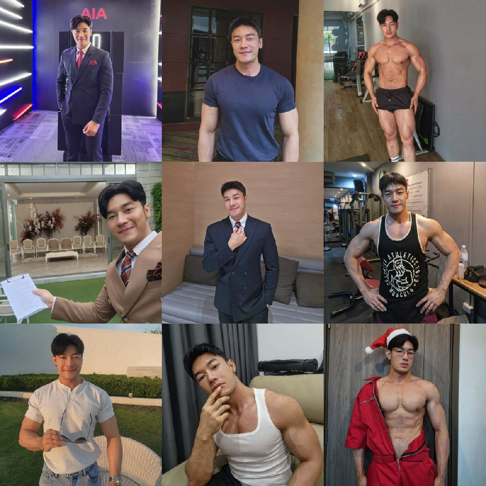 编号ZS100  #泰国 职业 婚礼主持人 健身 正装 肌肉 旅游 风景 生活日常  照片2126张 视屏172个 （带IG）