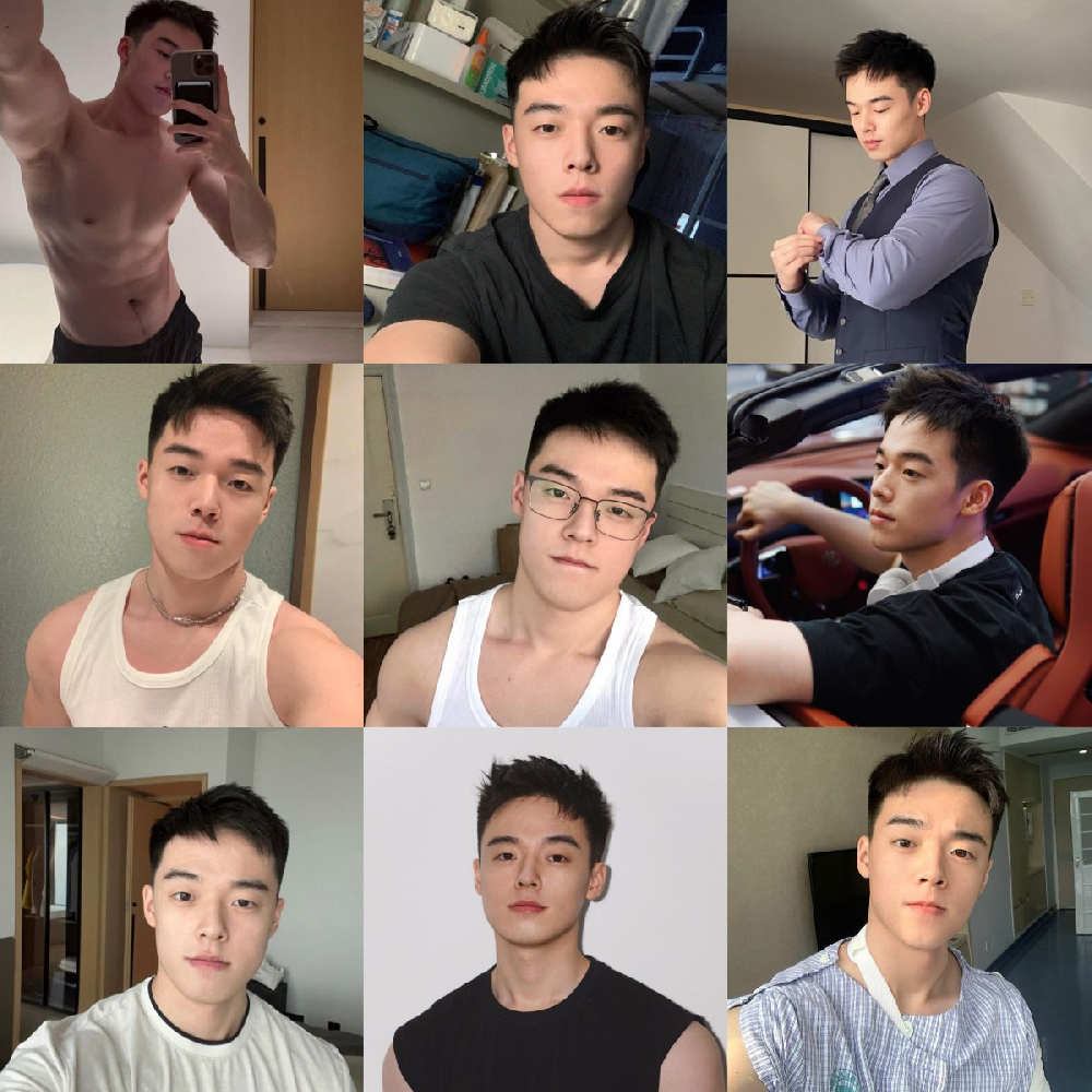 编号ZS106 #国内 职业 DJ 阳光 帅哥 居家 正装 自拍多 旅游 风景 生活日常 照片616张 视屏6个 （带IG）