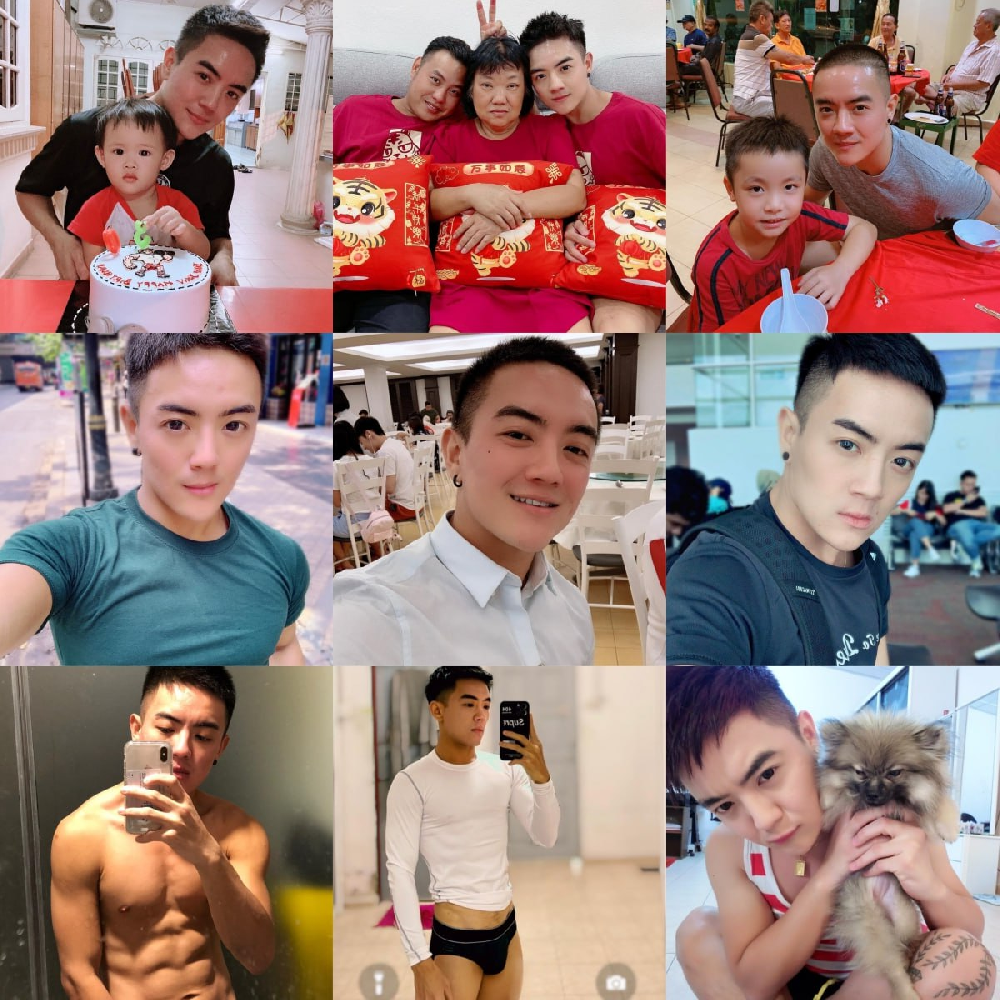 编号ZS113  #马来西亚 职业 园区NPC 家人合照 腹肌 宝爸 生活场景丰富  生活日常 旅游 风景 照片1267张  视屏136个  (带IG）