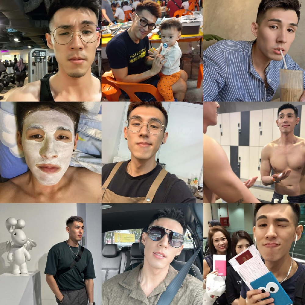 编号ZS115 #国内 帅哥 痞帅 浴缸泡澡 腹肌 宝爸 生活场景丰富  生活日常 旅游 风景 照片360张  视屏8个  (带IG）