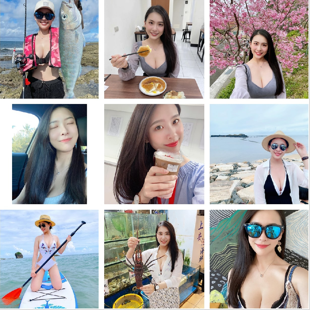 (编号B475)  #台湾 美女 生活 旅游475张照片视频15个，<视频基本是健身的>