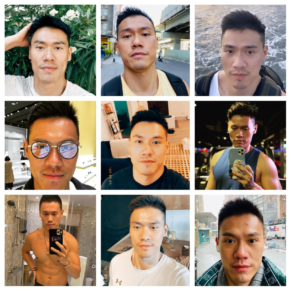 （编号pk32）  #台湾 成熟男子 日常 生活 旅游 自拍多 健身   1008张照片34视频 带博主ig  后期可更新